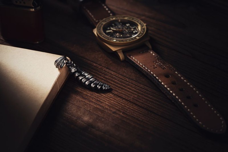 Braided Black Leather Band