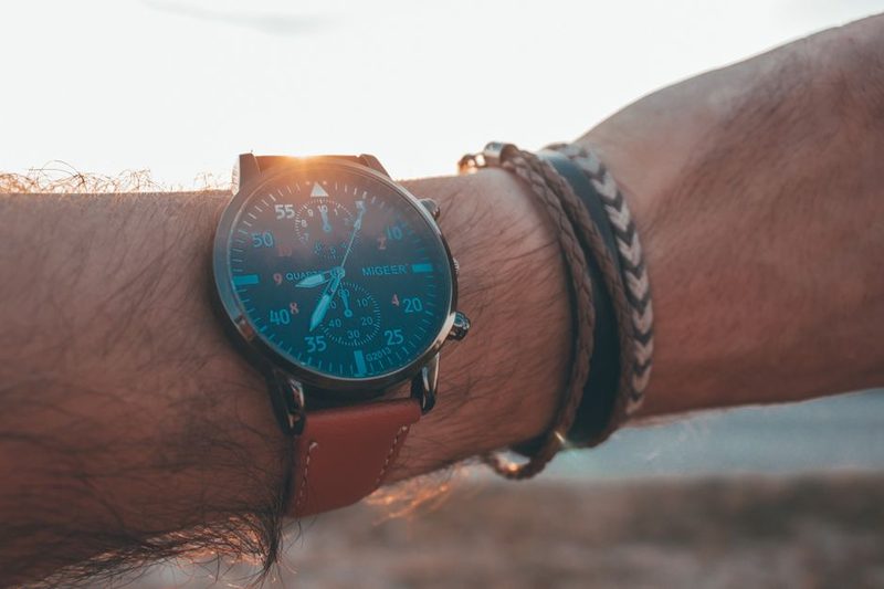 Premium Stitched Leather Strap